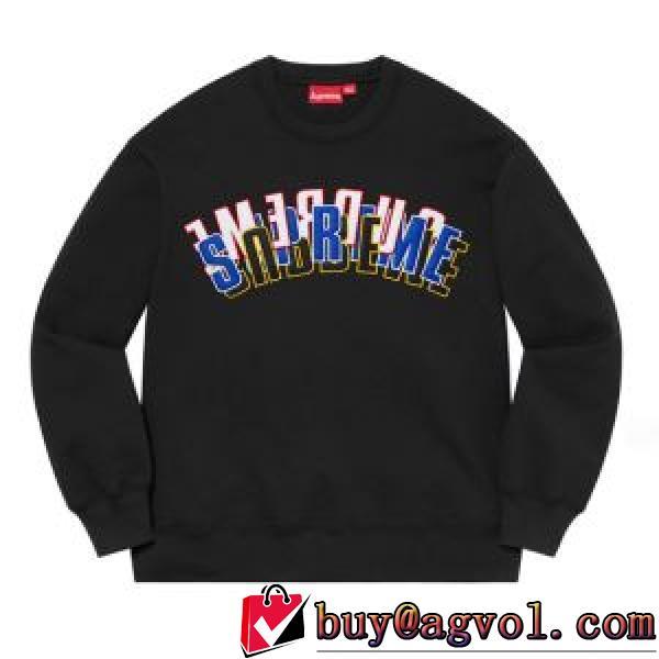 シュプリーム SUPREME 21ss Stacked Crewneck 個性的なデザ 2026秋冬 シュプリーム プルオーバーパーカー 2色可選 SUPREMEブランドコピー ジップパーカー