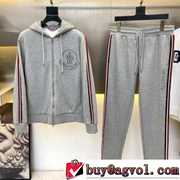 モンクレールブランド コピー 当店ランキング1位常連 2026秋冬 モンクレール MONCLER ジャージセット こだわりのコート ハリのある