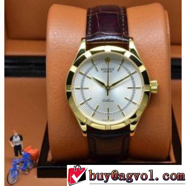 ロレックスコピーブランド 2026春夏 ロレックス ROLEX 売れ筋のいい 多色選択可 ウォッチ 機械式（自動巻き）ムーブメント レザー ベルト.196.