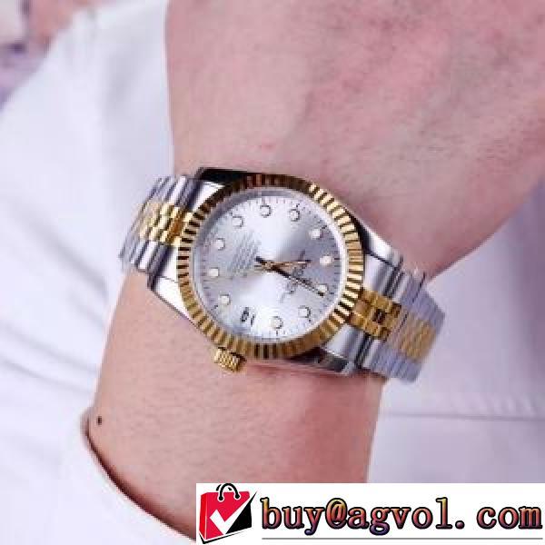 2色可選 ロレックススーパーコピー 激安 綺麗に決まるフォルム！2026秋冬 ロレックス ROLEX ステンレス 自動巻き カレンダー機能付き.196.