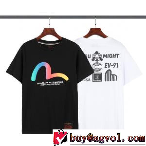 エヴィス スーパーコピー 2026春夏 Tシャツ 人気販売中 エヴィス EVISU 2色可選 高品質
