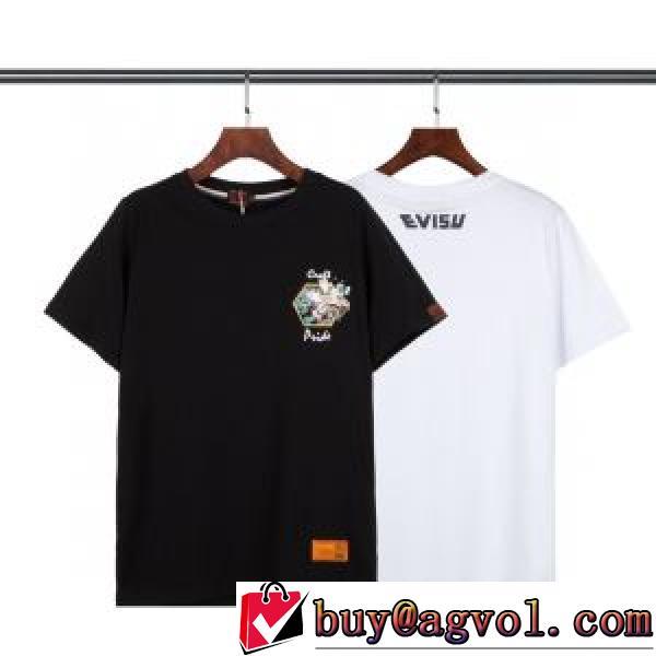 カジュアル 2026春夏 エヴィス EVISU 魅力ファッション Tシャツ エヴィス コピー ブランド 2色可選