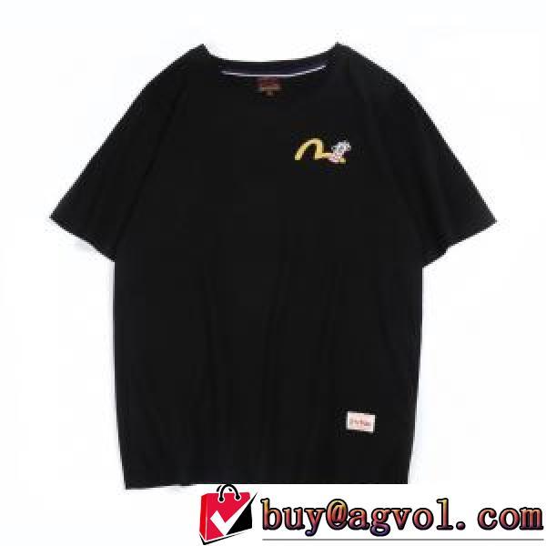 エヴィス ブランド 偽物 通販 カラーラインナップ 2026春夏 2色可選 Tシャツ エヴィス EVISU 豊富なサイズ