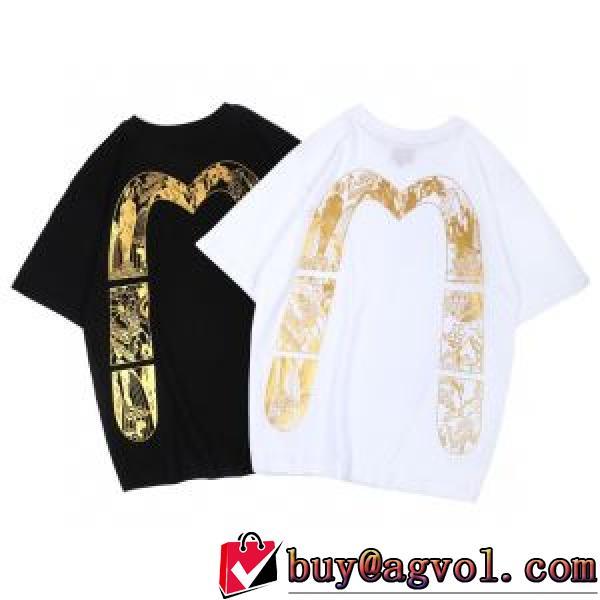 高級感ある エヴィス スーパーコピー 代引 2026春夏 エヴィス EVISU 2色可選 優しいフィット感 Tシャツ