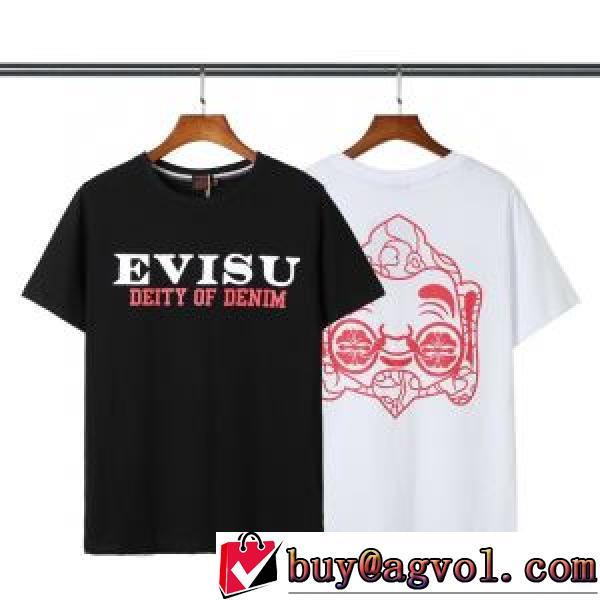 Tシャツ 2色可選 人気新品★超特価★ エヴィス スーパーコピー 2026春夏 エヴィス EVISU デザイン性の高い