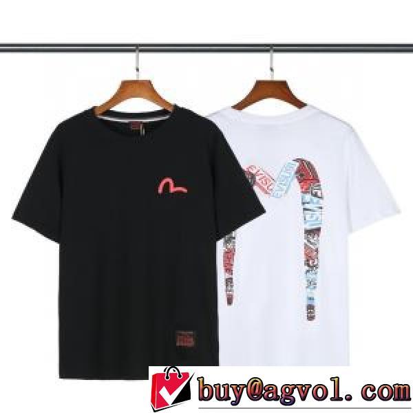 Tシャツ 2色可選 柔らかい手触り 2026春夏 エヴィス EVISU 上品上質