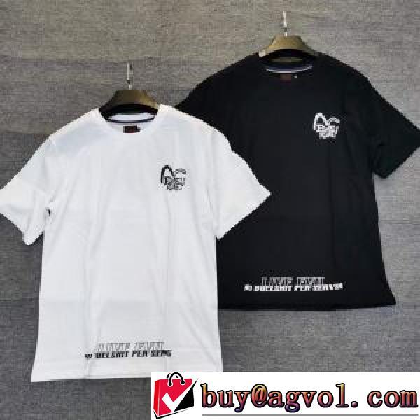サイズ豊富 2026春夏 自分らしいスタイリング Tシャツ エヴィス EVISU エヴィス ブランドスーパーコピー 2色可選