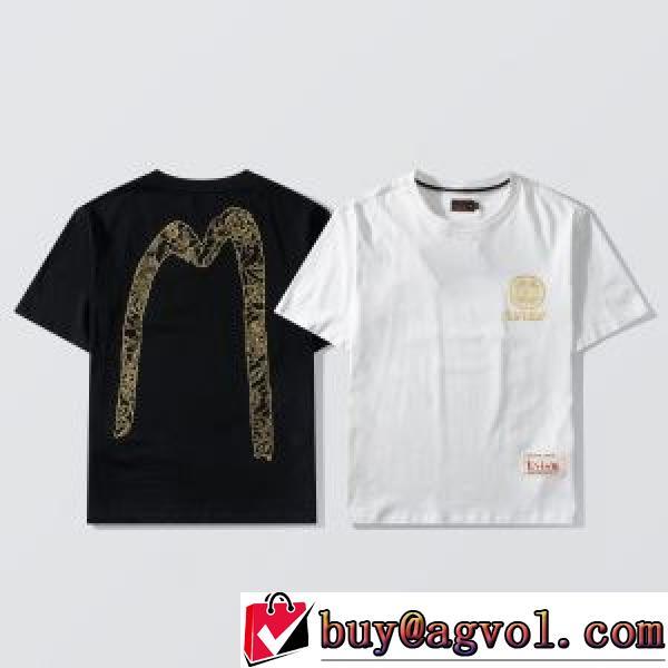2色可選 肌に馴染みやすい 2026春夏 エヴィス EVISU 大好評 エヴィス ブランド 偽物 通販 Tシャツ