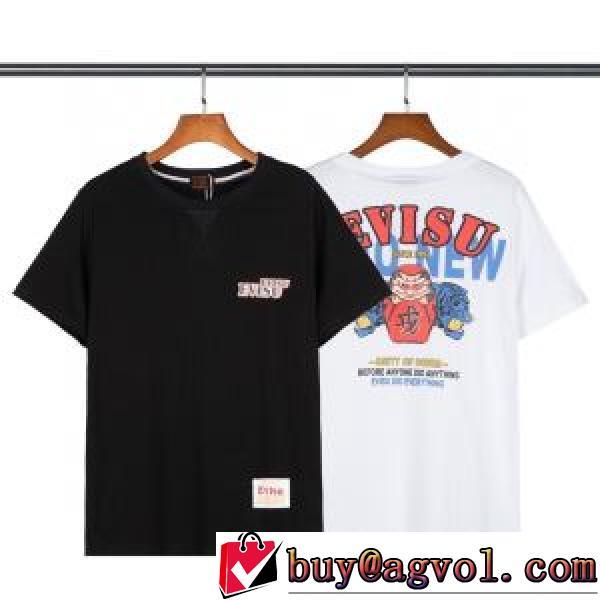 クールビズ 2026春夏 存在感のある エヴィス スーパーコピー 激安 Tシャツ 2色可選 エヴィス EVISU