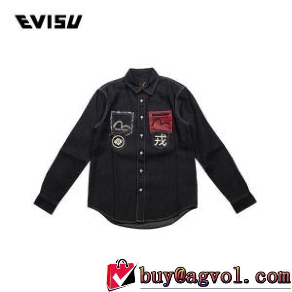 先行販売 デニムジャケット デザイン性の高い 2026秋冬 エヴィス EVISU 2色可選 エヴィス コピー