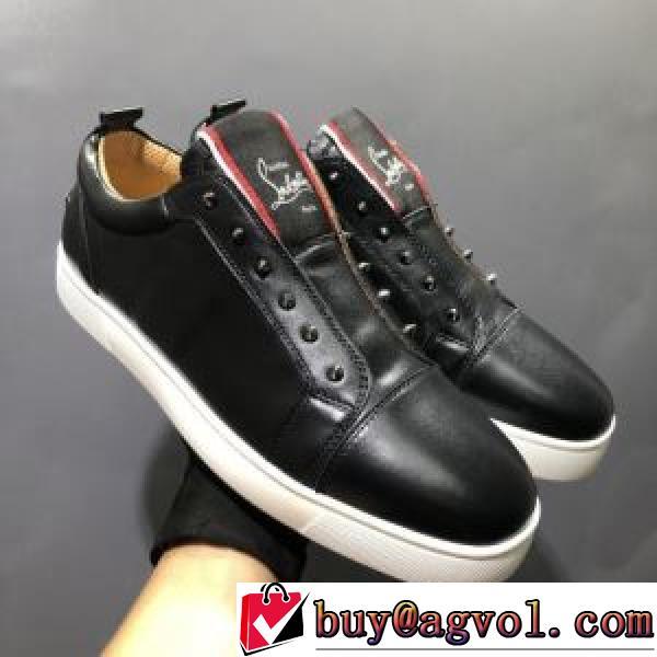 2026秋冬 クリスチャンルブタン秋のお出かけに最適  Christian Louboutinブランドコピー カジュアルシューズ フルグレインレザー