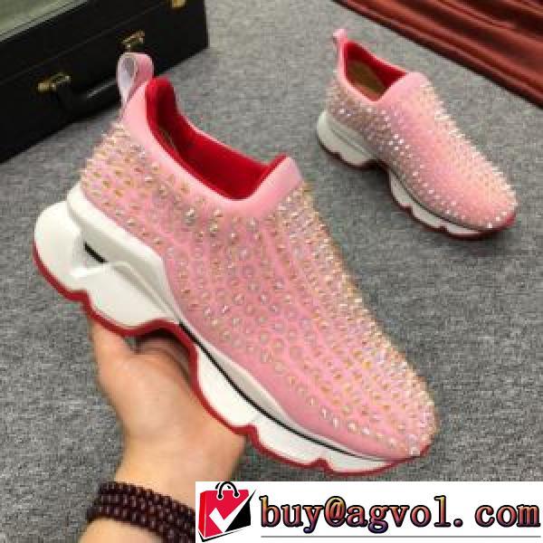 機能性?耐久性抜群 2026秋冬 クリスチャンルブタンコピー Christian Louboutin カジュアルシューズ スタッズ