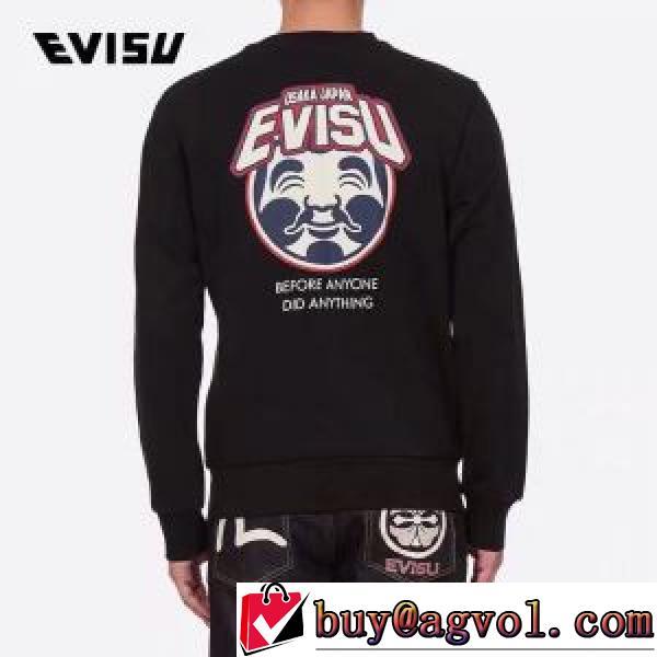 個性的 2026秋冬 エヴィス スーパーコピー 激安 プルオーバーパーカー 存在感のある エヴィス EVISU 2色可選
