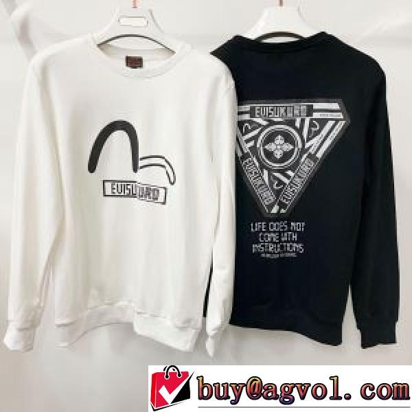 2色可選 エヴィス EVISU エヴィス ブランドコピー プルオーバーパーカー 2026秋冬 ジップパーカー 個性的なデザ
