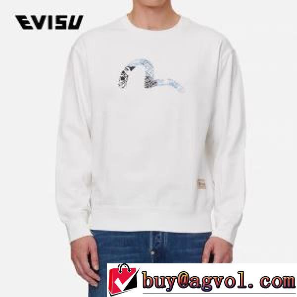 2色可選 おすすめ/オススメ 2026秋冬 プルオーバーパーカー 秋の定番 エヴィス EVISU エヴィス スーパーコピー