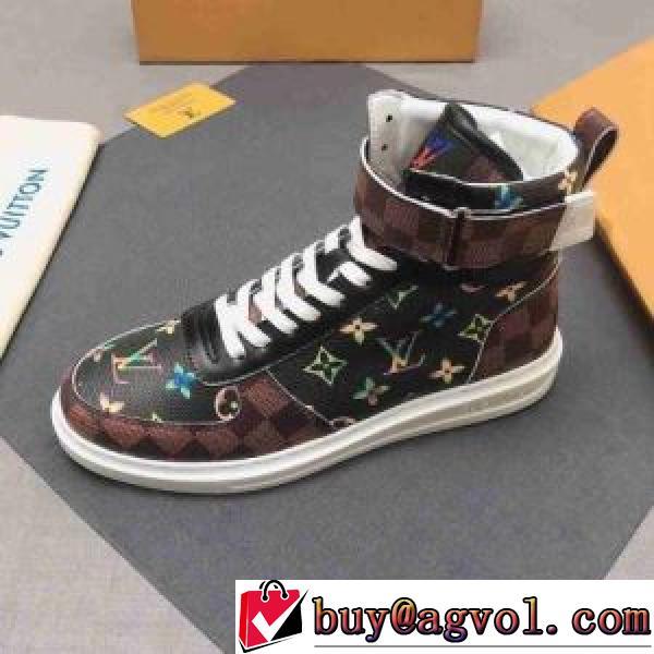 2026秋冬 ルイ ヴィトン LOUIS VUITTON ルイ ヴィトンブランド コピー 海外限定ライン レースアップシューズ 3色可選 ハイトップシューズ 履き心地のいい