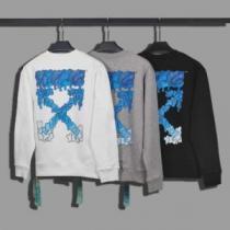 海外セレブ愛用 3色可選 OFF-WHITE オフホワイトスーパーコピー  スタイリッシュ プルオーバーパーカー 2026秋冬 Off-White オフホワイト