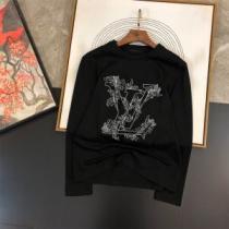 長袖Tシャツ 2色可選 人気販売中 柔らかい手触り ルイ ヴィトンスーパーコピー 2026秋冬 ルイ ヴィトン LOUIS VUITTON