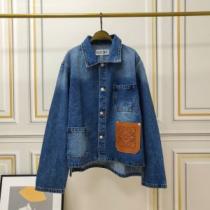 楽に着用出来る 2026秋冬 ロエベ LOEWE ロエベブランド 偽物 通販 今一番HOTな新品 デニムジャケット ジャケット ちょうどいい丈感