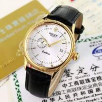 腕時計 多色選択可 2026秋冬 ロレックス ROLEX レザー ベルト ロレックスコピーブランド 海外セレブ愛用 カレンダー機能付き.196.
