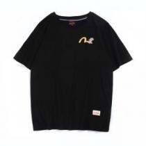 エヴィス ブランド 偽物 通販 カラーラインナップ 2026春夏 2色可選 Tシャツ エヴィス EVISU 豊富なサイズ