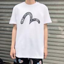 Tシャツ 上品な輝きを放つ形 エヴィス ブランドコピー 2色可選 収縮性のある 2026春夏 エヴィス EVISU