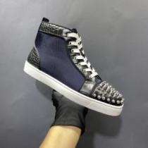 ハイトップシューズ 2025秋冬 争奪戦必至 クリスチャンルブタン Christian Louboutinブランド 偽物 通販 ビット付き