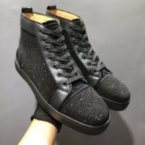 2026秋冬 高級感漂わせる クリスチャンルブタン Christian Louboutinコピーブランド ハイトップシューズ オリジナル