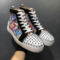 ハイトップシューズ 2026秋冬 優しい色合い クリスチャンルブタンブランドスーパーコピー Christian Louboutin スタッズ