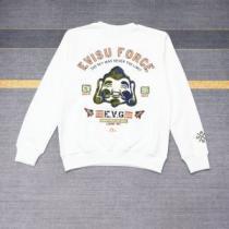 2026秋冬 プルオーバーパーカー 2色可選 エヴィス EVISU 落ち着いた感覚 ロゴパーカー エヴィス 偽物ブランド