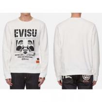 プルオーバーパーカー 2026秋冬 オリジナルプリント 風合いが出る エヴィス スーパーコピー 代引 エヴィス EVISU 2色可選