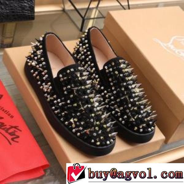着心地抜群 2026秋冬 クリスチャンルブタンコピー ブランド カジュアルシューズ クリスチャンルブタン Christian Louboutin スタッズ