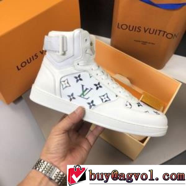 ルイ ヴィトンコピー ブランド 2026秋冬 ルイ ヴィトン LOUIS VUITTON 落ち着いた質感 ハイトップシューズ 2色可選 ポップ 流行や季節に拘らないデザイン