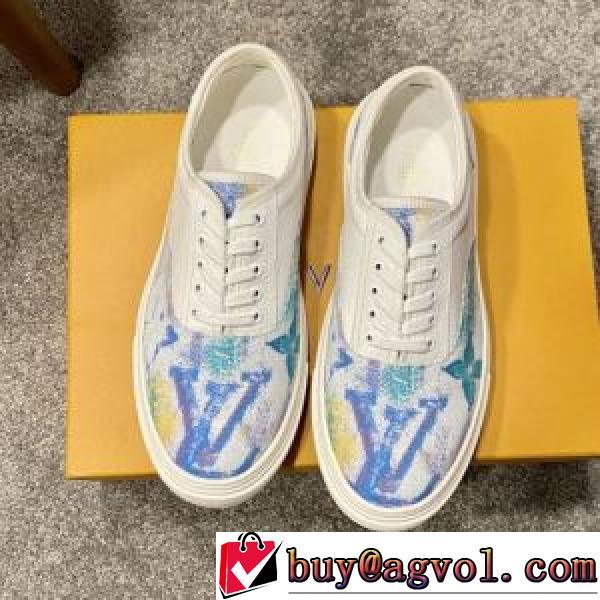 2026秋冬 ルイ ヴィトン LOUIS VUITTON 大絶賛の履き心地! ルイ ヴィトンブランドスーパーコピー スニーカー 極上シューズ ローヒール