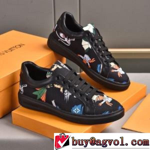 2026秋冬 ルイ ヴィトン LOUIS VUITTON 人気新品★超特価★ カジュアルシューズ 2色可選 抗菌・防臭加工 ルイ ヴィトンコピーブランド すべり防止