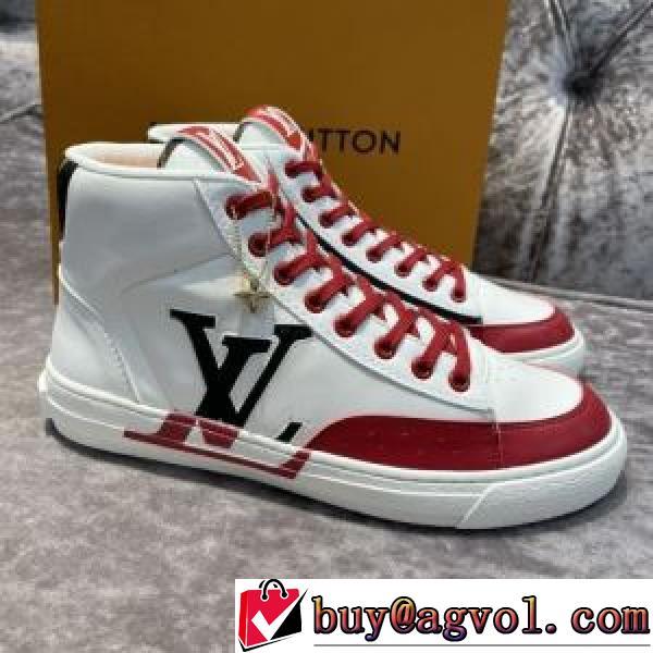 3色可選 2026秋冬 着心地抜群 ルイ ヴィトン偽物ブランド ルイ ヴィトン LOUIS VUITTON 着用 ハイトップシューズ 歩きやすい　疲れない　痛くない 