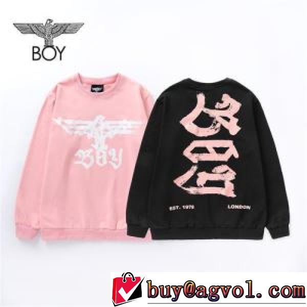 プリントパーカ 2026秋冬 ボーイロンドン偽物ブランド 注目のアイテム ボーイロンドン BOY LONDON プルオーバーパーカー 2色可選 おしゃれさ抜群パーカ