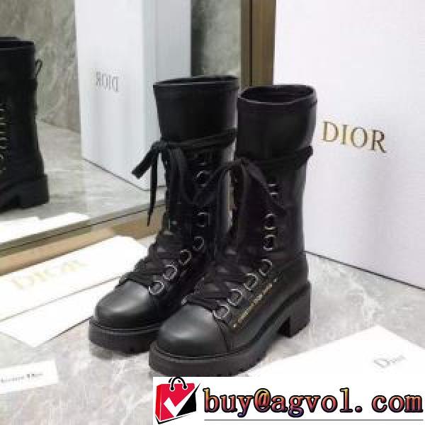 ディオールスーパーコピー 激安 2026秋冬 今買い◎得 ディオール DIOR 編上げ靴タイプ ナチュラルな素材感