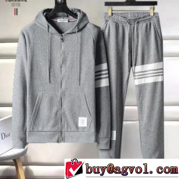 上品な輝きを放つ形 セットアップ上下 フード付きコート 2026秋冬 トムブラウン THOM BROWNE 2色可選 トムブラウンブランドコピー ゆったりとしたサイズ感