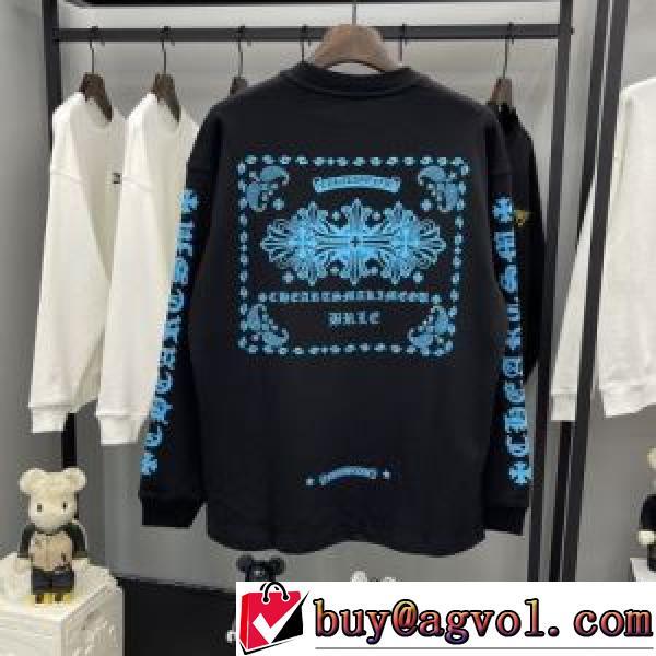 長袖Tシャツ 2026秋冬 ラウンドネック プリント バリエーションに富む クロムハーツ CHROME HEARTS 2色可選 売れ筋のいい