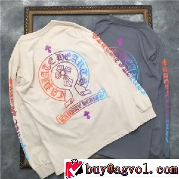 2026秋冬 2色可選 クロムハーツ CHROME HEARTS 長袖Tシャツ ムダな装飾を排したデザイン 着回し度抜群 シンプル プリント