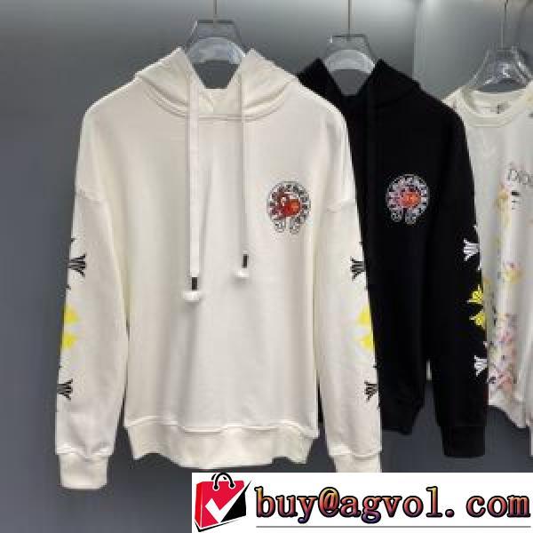高級感ある 2026秋冬 クロムハーツ CHROME HEARTS パーカー 2色可選 プリントパーカ 程よい厚み クロムハーツコピーブランド