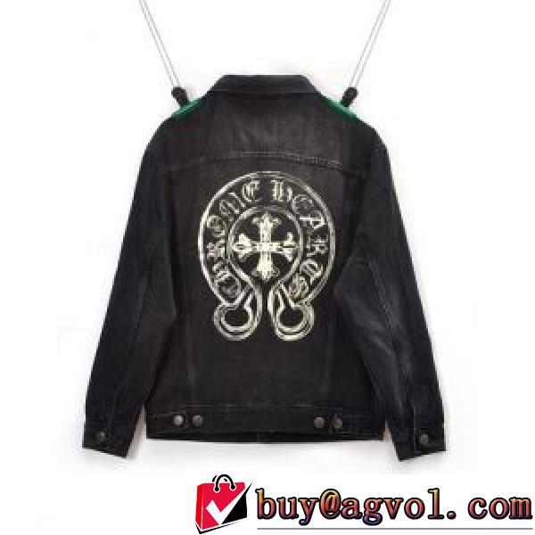 シックスタイルに活躍 2026秋冬 クロムハーツ CHROME HEARTS デニムジャケット 大花プリント 人目を惹くデザイン クロムハーツコピー ブランド