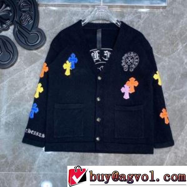 クロムハーツブランド コピー 2026秋冬 耐久性に優れ クロムハーツ CHROME HEARTS セーター 2色可選 春先まで使える 堪能できるコート