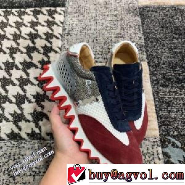 人気商品登場 クリスチャンルブタン Christian Louboutin ファッション 人気 ロードジョグ 足馴染みのいい スニーカー クッション加工 クリスチャンルブタンコピー 2026秋冬 カラーソール