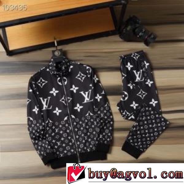 セットアップ上下 プリント柄 2026秋冬 ルイ ヴィトン LOUIS VUITTON 防寒機能ある ルイ ヴィトンスーパーコピー 激安 選べる極上