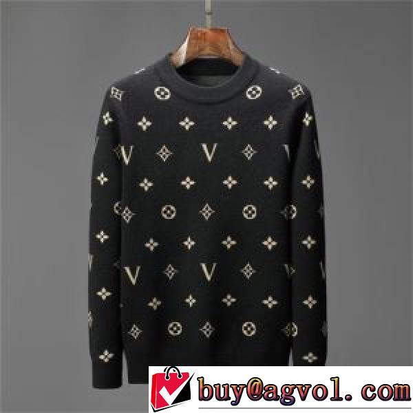 綺麗に決まるフォルム！2026秋冬 ルイ ヴィトン LOUIS VUITTON プリント柄 セーター 優美なファー使い ルイ ヴィトンブランドスーパーコピー