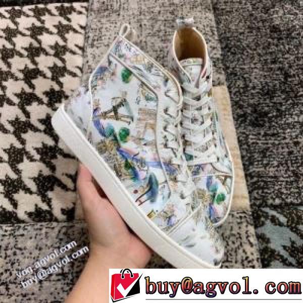 ハイトップシューズ 2026秋冬 人気新品★超特価★ クリスチャンルブタン Christian Louboutin オリジナル 抗菌?防臭加工 クリスチャンルブタンスーパーコピー 代引 高機能防滑ソール フラットシューズ 