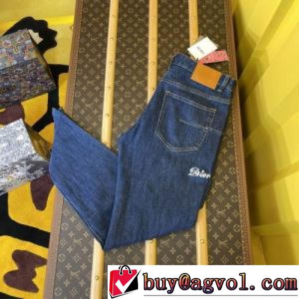 ディオールスーパーコピー 激安 デザイン性の高い デニムパンツ ストレートデニムパンツ 2026秋冬 ディオール DIOR バックポケット付 定番ボトム しっかりとしたデニム地