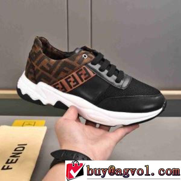 2026秋冬 フェンディ FENDI 豊富なサイズ スニーカー レーシングシューズ クッション加工 フェンディブランド 偽物 通販 優しい履き心地 2色可選